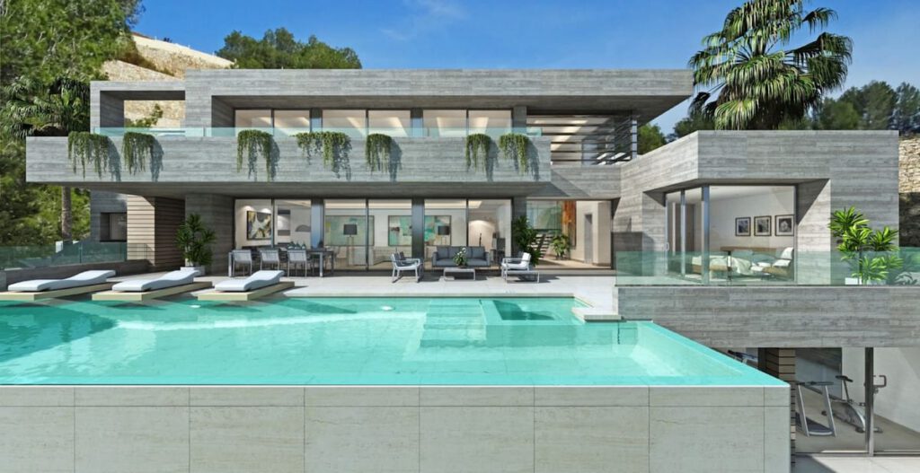 5-slaapkamer villa in Benahavís – Off-plan ecologische hedendaagse villa op ruime kavel (sleutel-klaar) in Benahavís - hoofdfoto