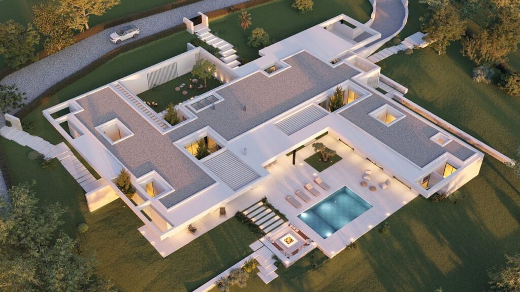 Ecologische passiefvilla met zeezicht in Sotogrande Alto (6 slaapkamers) in Sotogrande Alto - hoofdfoto