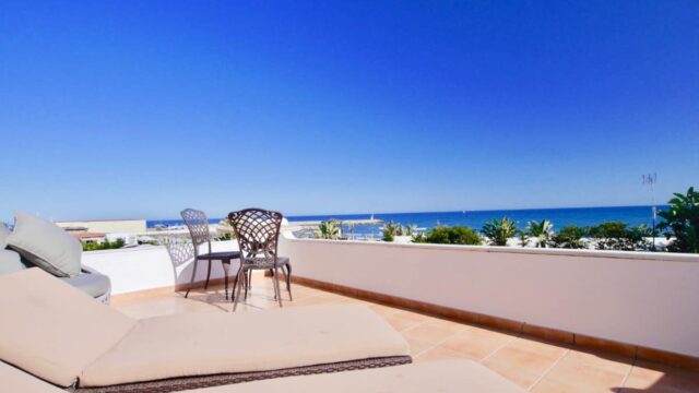 3-slaapkamer penthouse aan Puerto de Cabopino