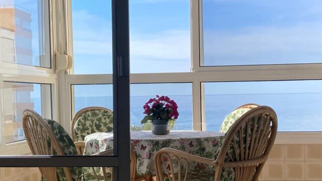 1-slaapkamer appartement in Centro Internacional, Torrox-Costa – met zeezicht