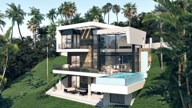 556 m² kavel met goedgekeurd project in Valle Romano, Estepona