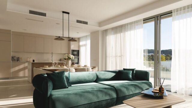 Drie-slaapkamer duplexpenthouse in Marbella aan de golfbaan