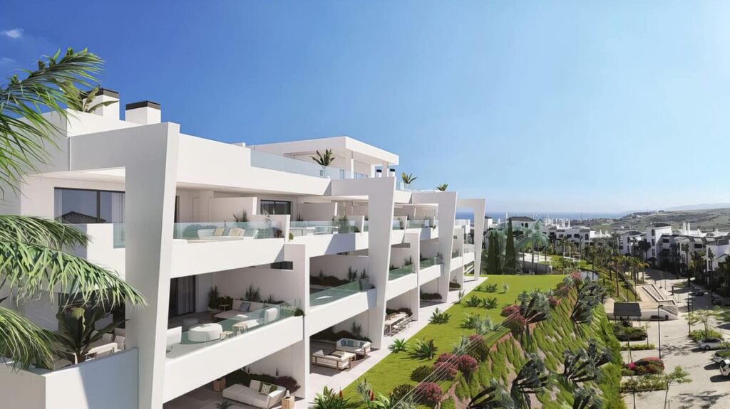 Prachtig modern 2-slaapkamer appartement te koop in Mirador de Estepona Hills, Estepona in Estepona - hoofdfoto