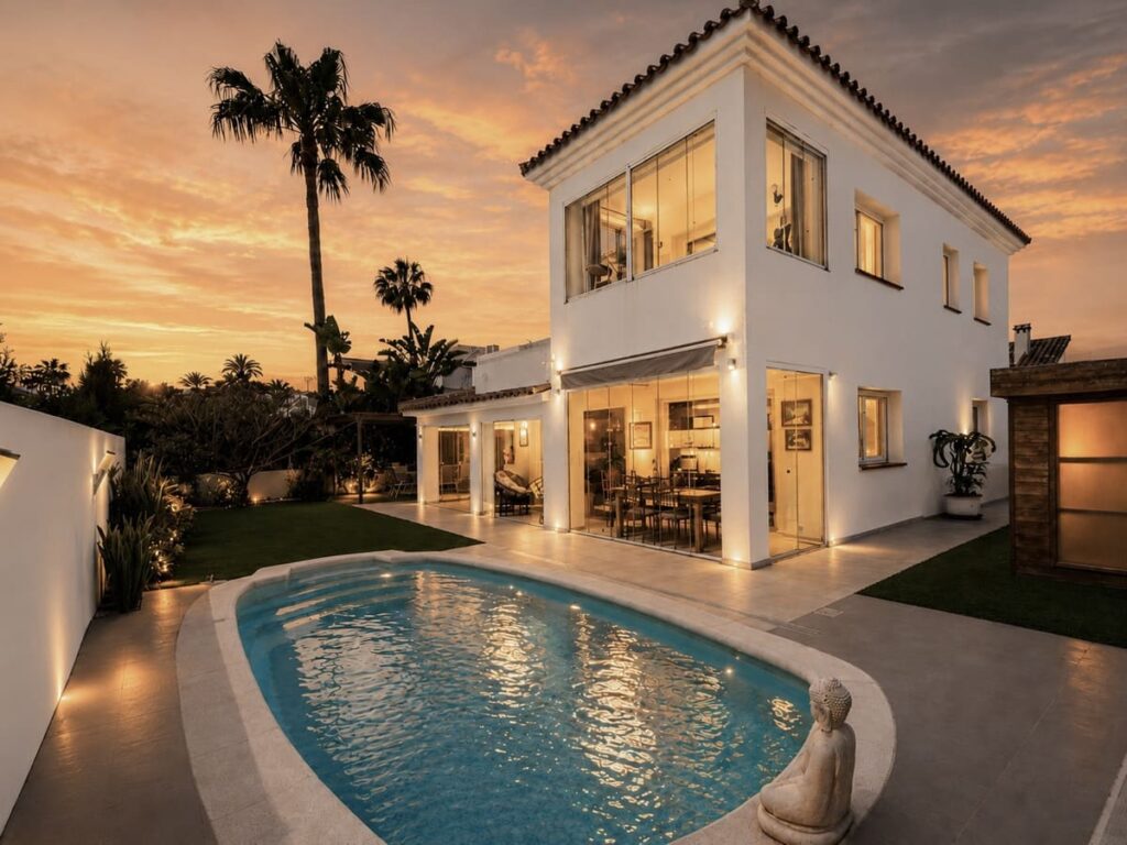 Moderne 3-slaapkamer villa in Estepona op loopafstand van het strand in Estepona - hoofdfoto