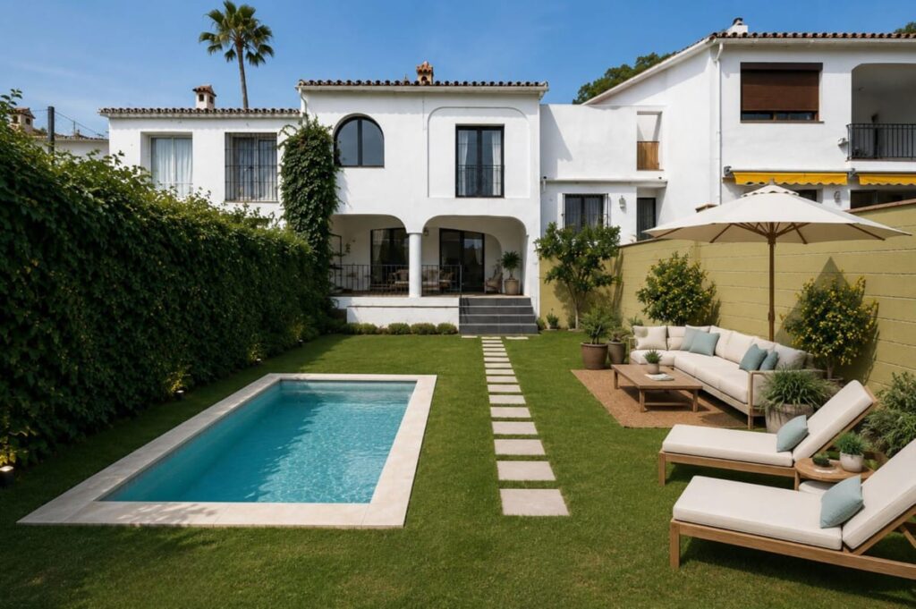 3-slaapkamerwoning in Estepona met privé-tuin in Monte Biarritz in Estepona - hoofdfoto