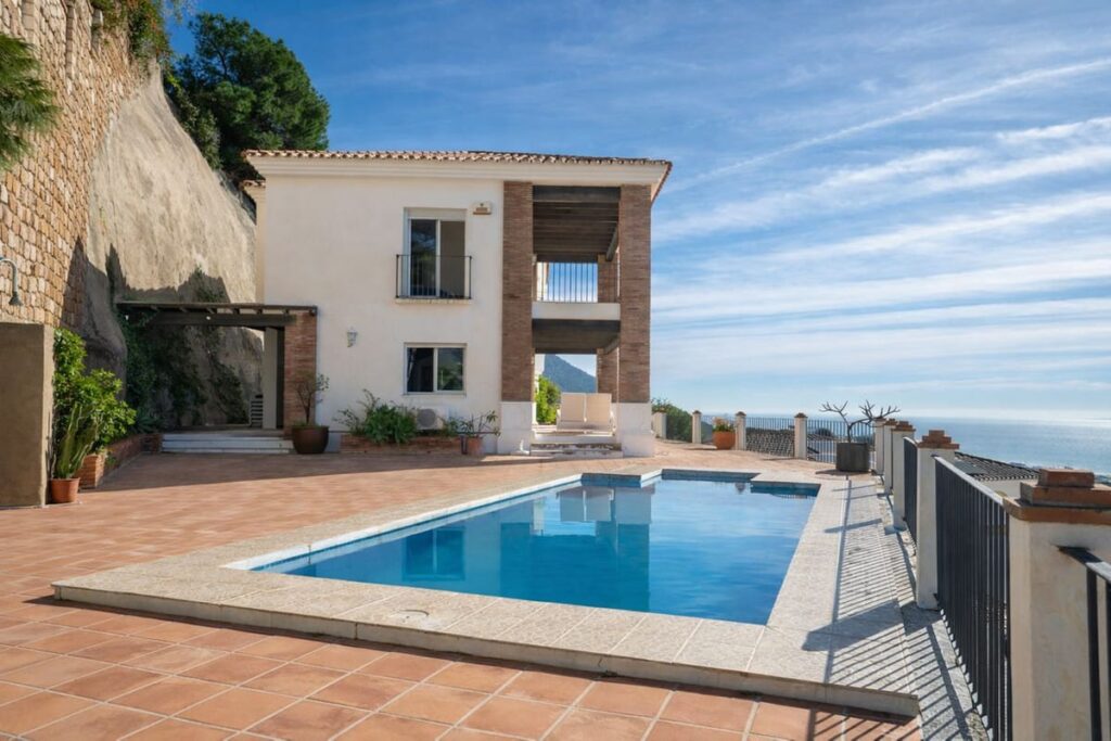3-slaapkamer villa met panoramisch zeezicht in Mijas Pueblo in Mijas - hoofdfoto