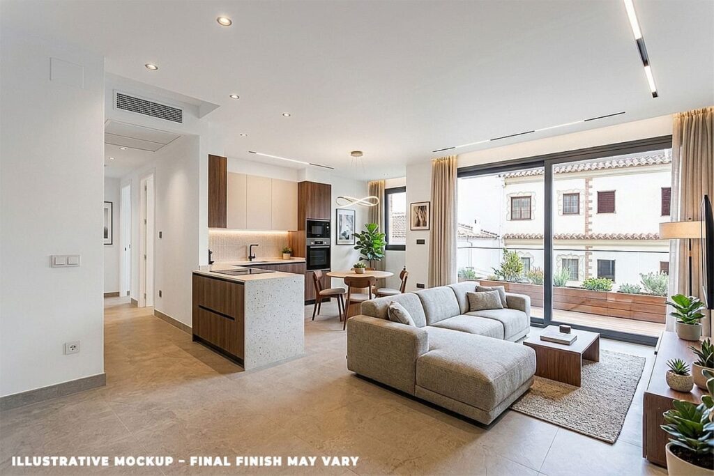 Nieuwbouwappartement in het centrum van Cómpeta – 3 slaapkamers, garage en terrassen in Cómpeta - hoofdfoto