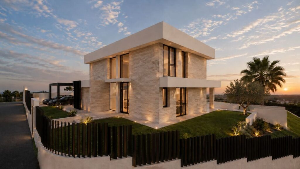 4-slaapkamer villa in Estepona (Cancelada/Los Flamingos) op hoekkavel in Estepona - hoofdfoto