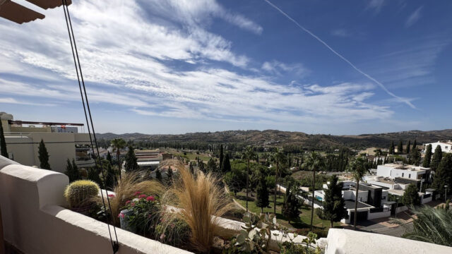 Drie slaapkamers penthouse – direct aan de golfbaan, Mijas Golf