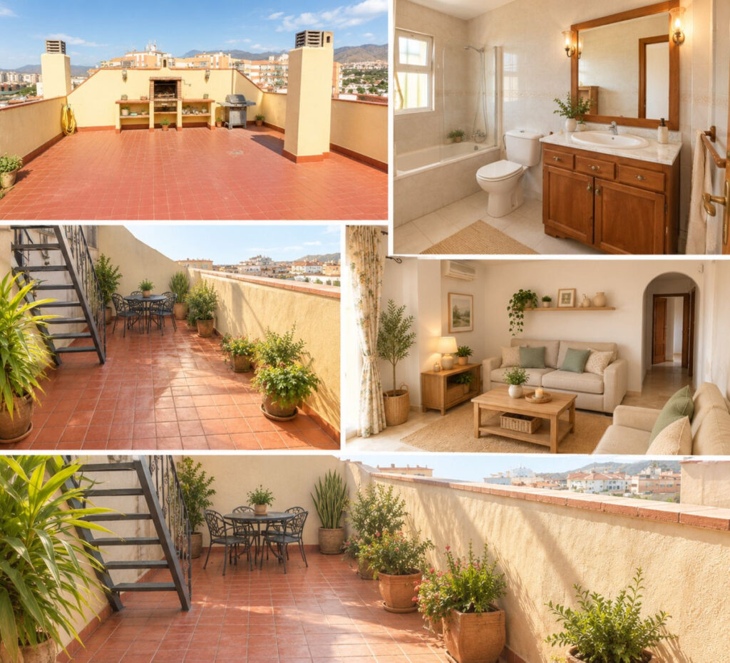 Penthouse met ruime terrassen in Fuengirola in Fuengirola - hoofdfoto