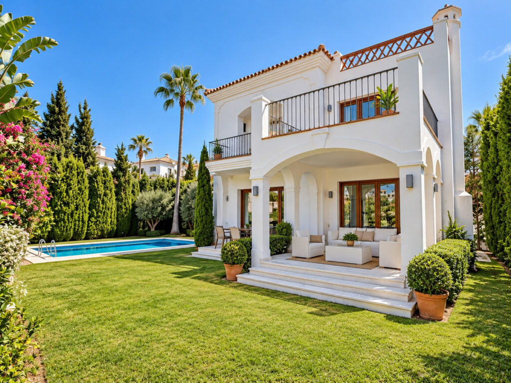 4-slaapkamer villa aan de eerste lijn golf in Selwo, Estepona in Selwo - hoofdfoto
